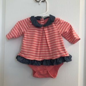 Baby Gap Girls Striped Bodysuit